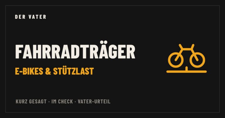 Fahrradträger: Illustration Der Vater