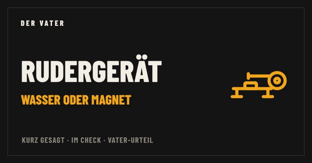 Rudergerät: Illustration Der Vater