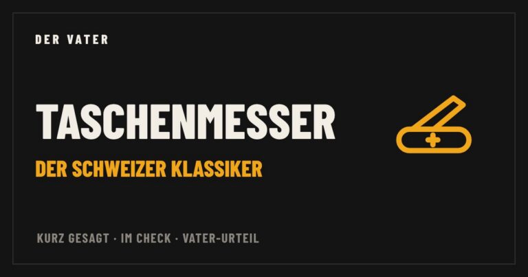 Schweizer Taschenmesser: Illustration Der Vater