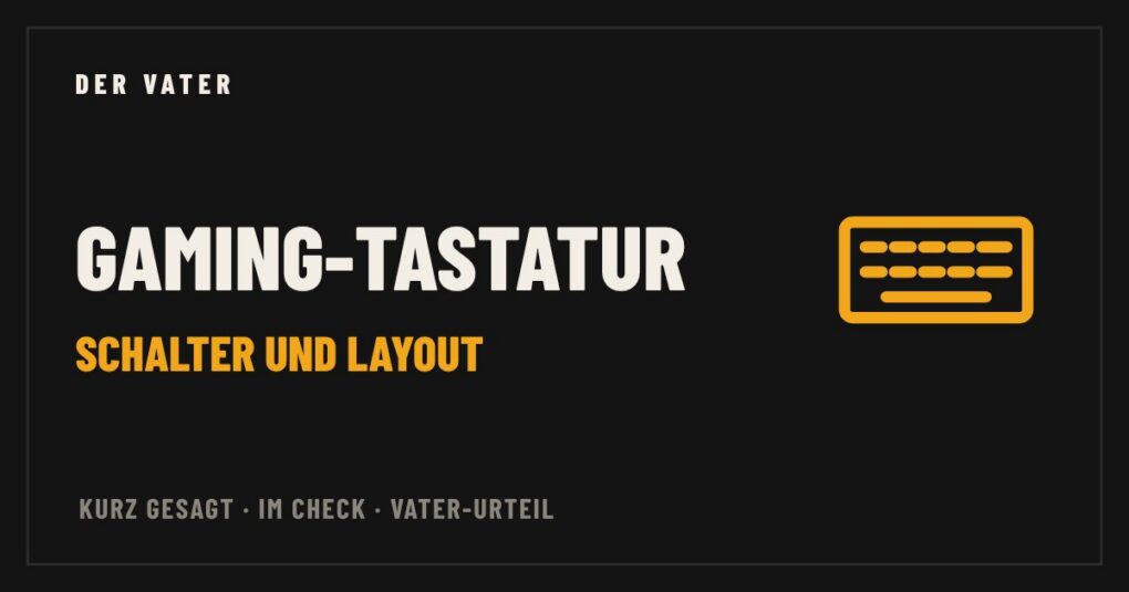 Gaming-Tastatur: Illustration, Der Vater