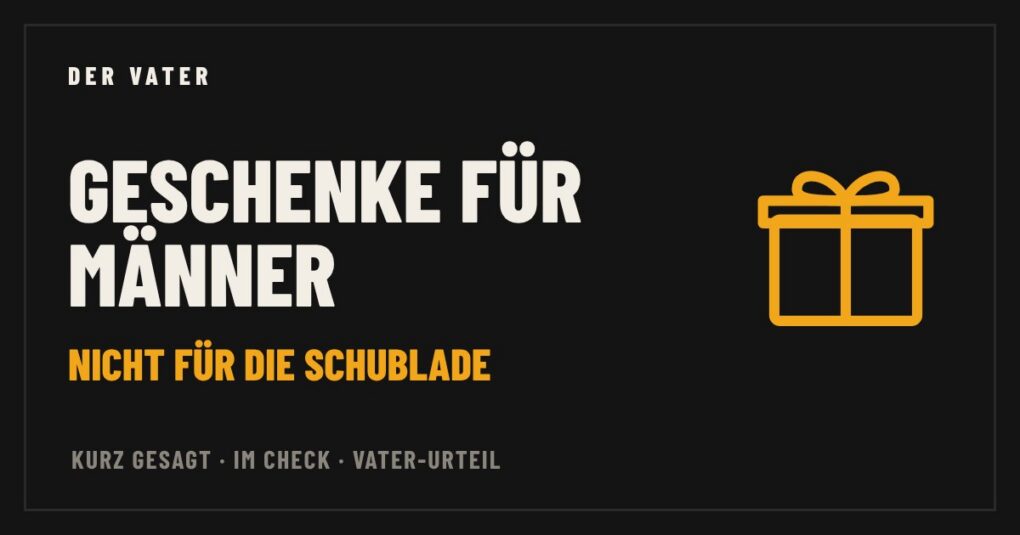 Geschenke für Männer: Illustration Geschenkbox, Der Vater